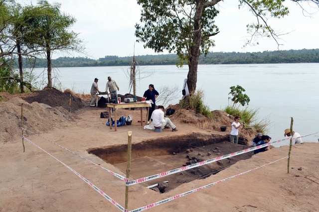 <p>Sítios escavados pela equipe de arqueólogos</p>