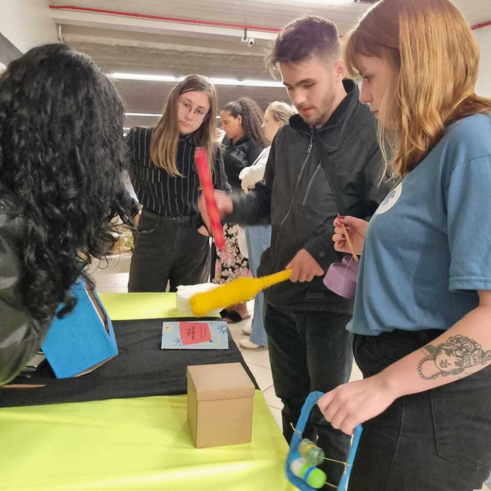 <p>Curso de Artes realiza mostra pedagógica no componente curricular Ensino da Arte na Educação Básica: Conhecimentos e Habilidades.</p>