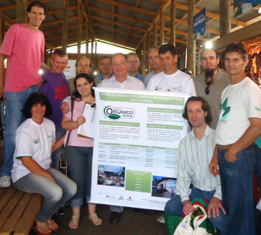 Família integrante do projeto Feira Agroecológica da Unochapecó é uma das contempladas 